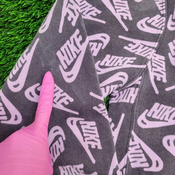 NIKE AOP Hoodie Medium 22x24 Purple - Picture 3 of 13